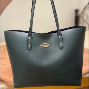 Coach City Tote- Evergreen
